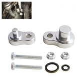 Silver A/C Compressor Shutdown Block Off Kit for 02-09 Chevrolet